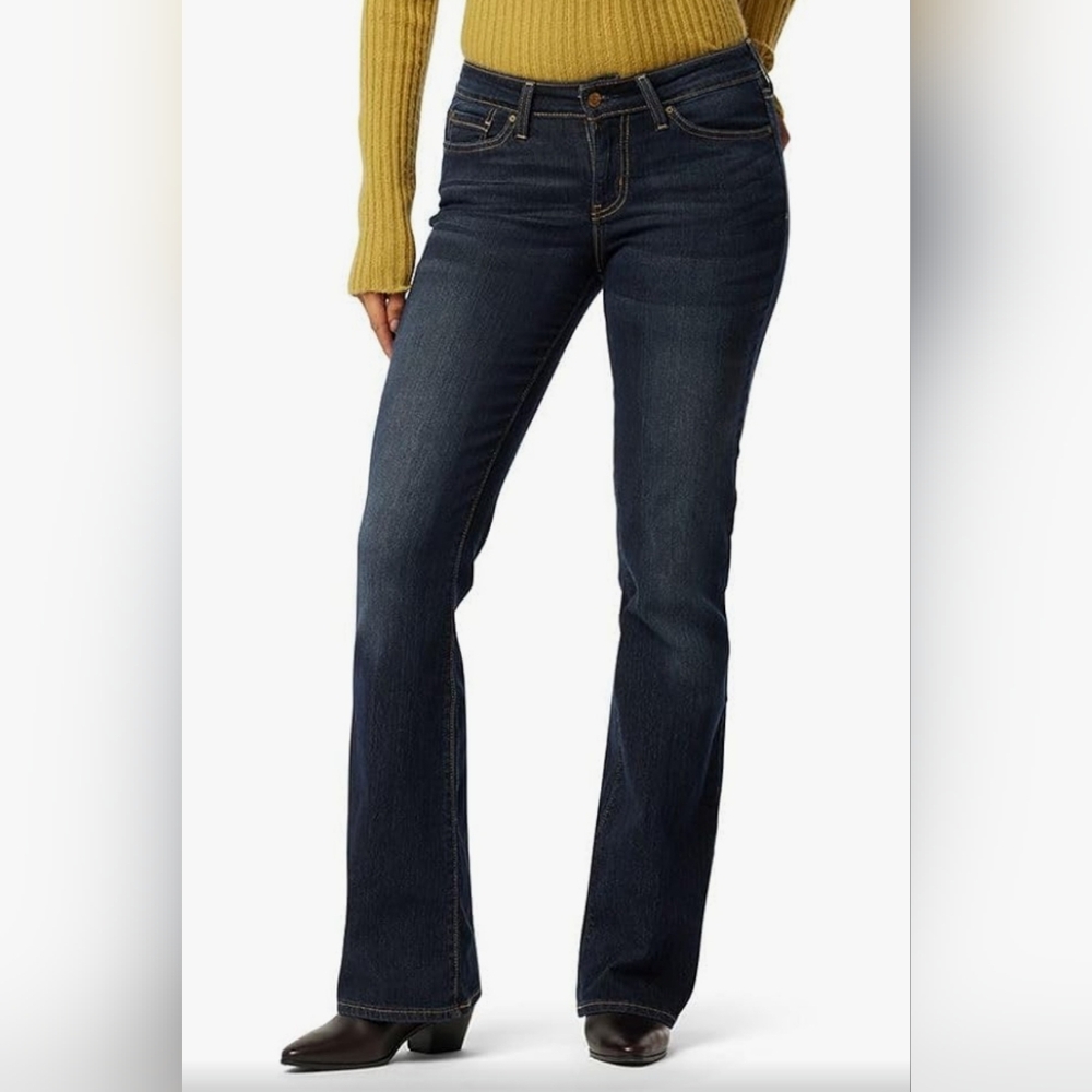 Women’s Dark Wash Bootcut Jeans - Navy